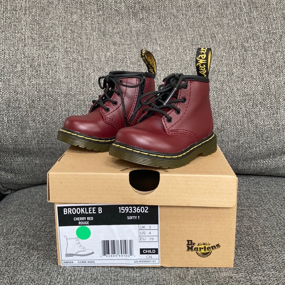 Dr. Martens Brooklee B in Cherry Red Rouge